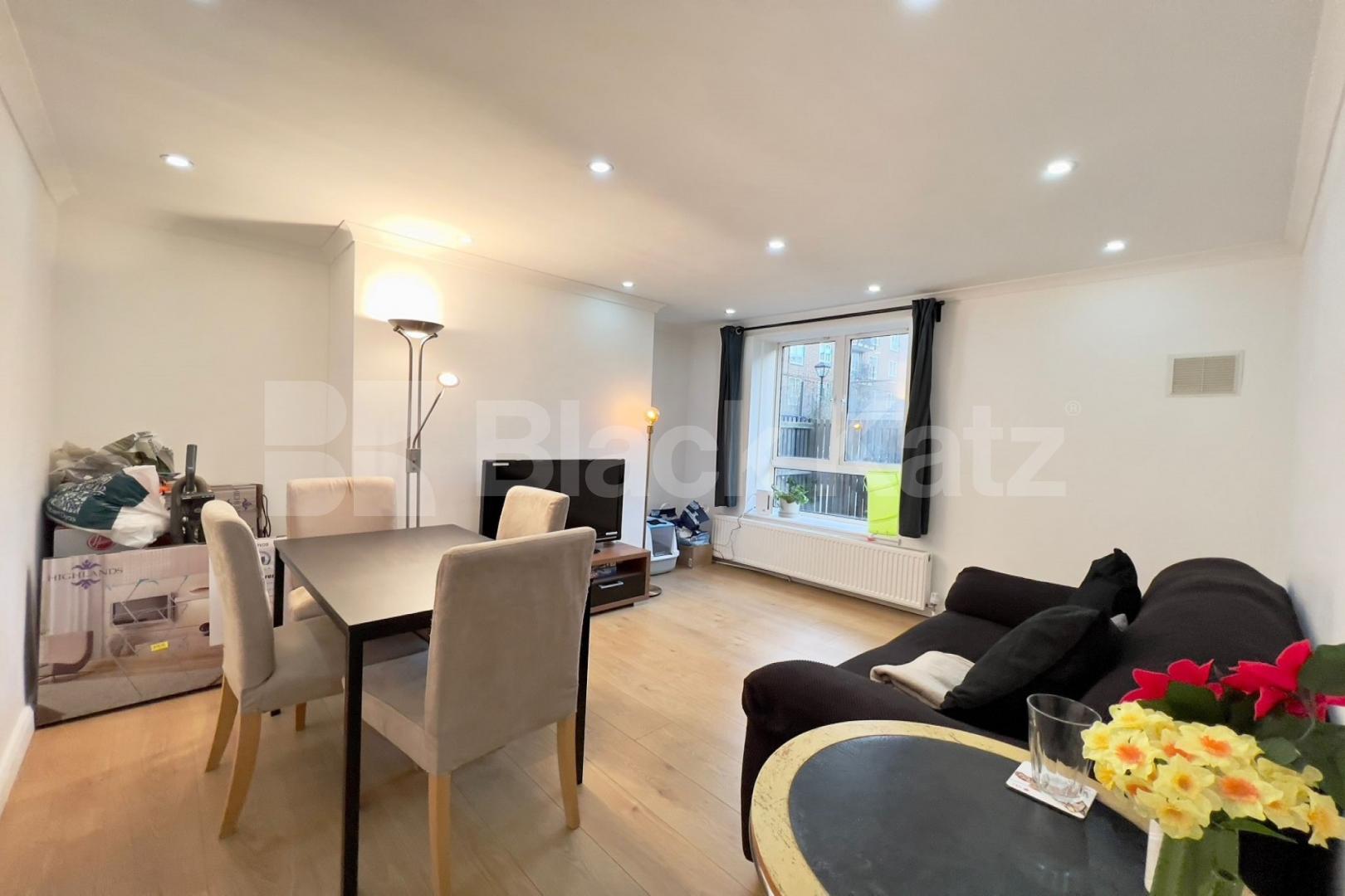 Recently redecorated throughout, wooden floors, white walls & superbly located Browning Street , Elephant and Castle SE17